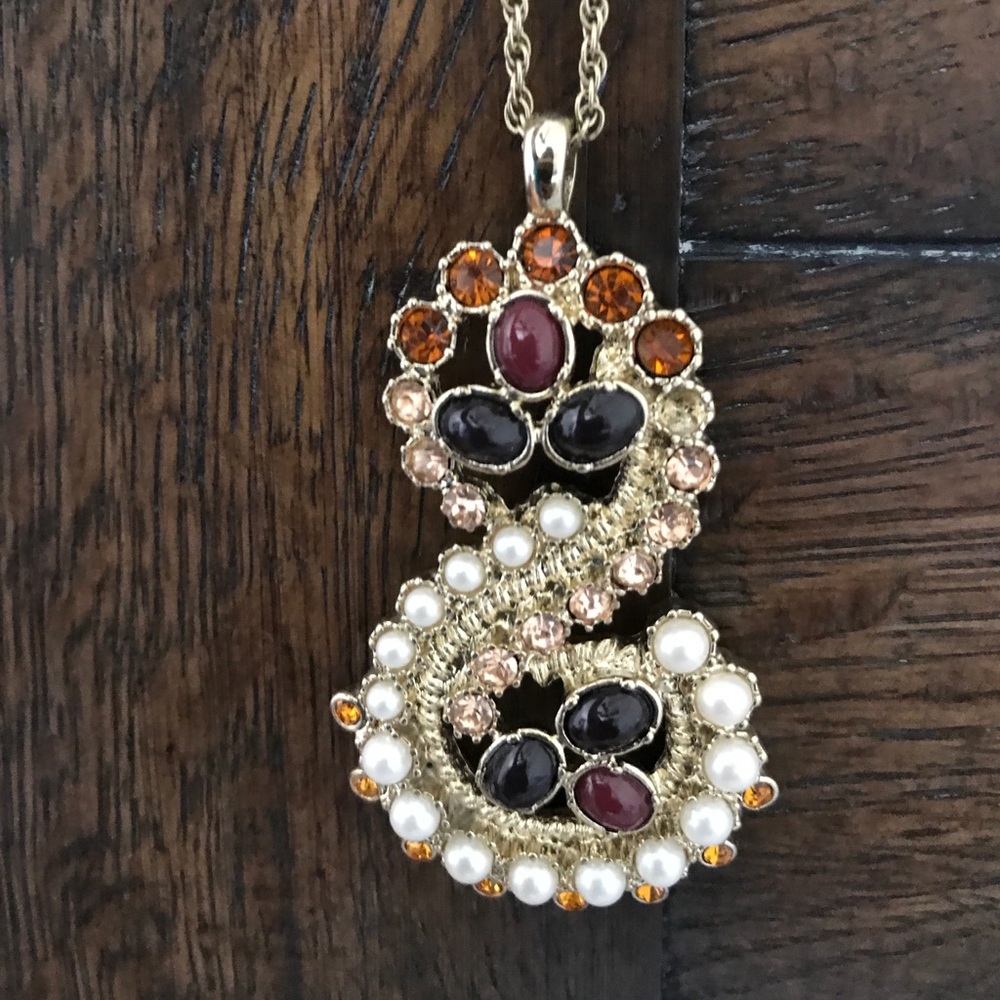 Ann Taylor Long chain pendant