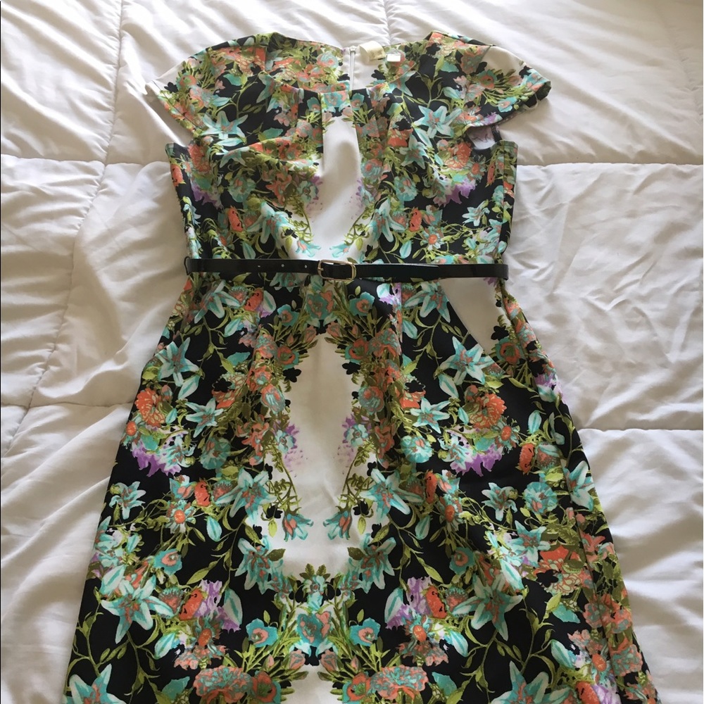 Emma and Michelle beautiful floral dress