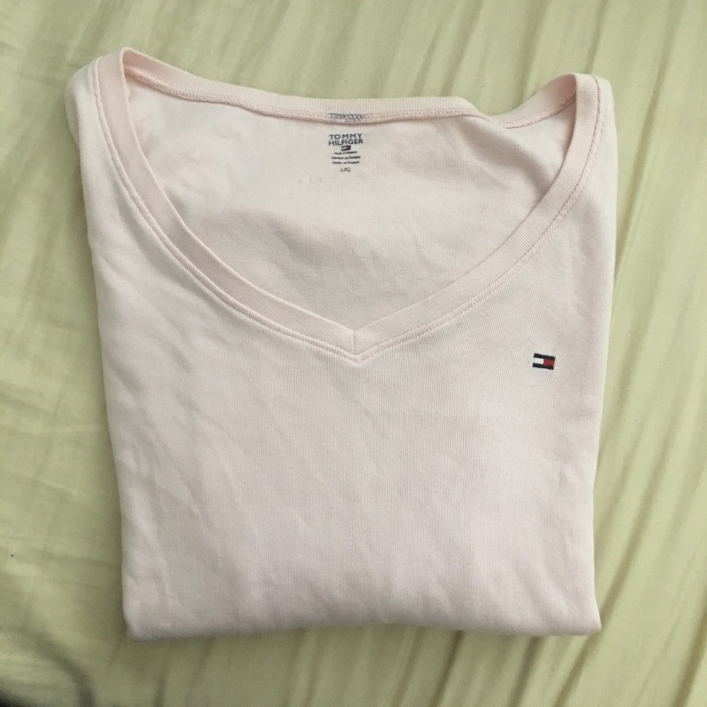 Baby pink Tommy Hilfiger long sleeve