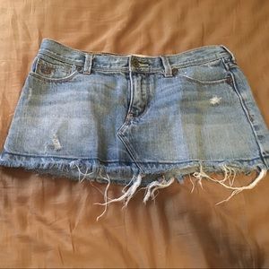 Adorable Hollister Jean Mini Skirt