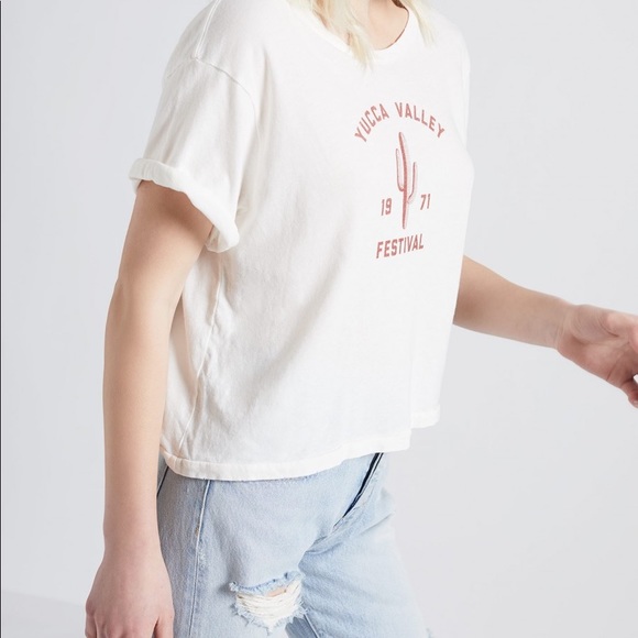 Current Elliott NWOT Distressed Tee - Picture 2 of 5