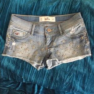 Hollister jean shorts