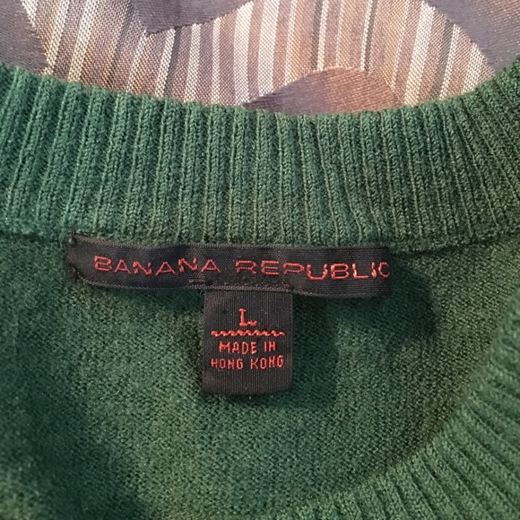Banana Republic merino wool green sweater - Picture 4 of 7