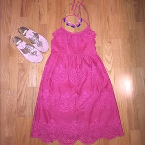 Adorable Tibi Scalloped Eyelet Sundress 2