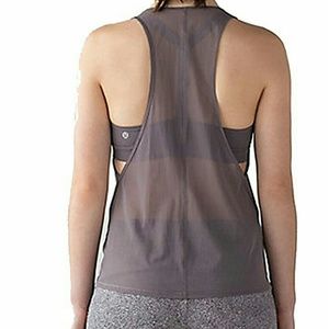 Lululemon 2-1 Light n Breezy Tank Magnum sz4