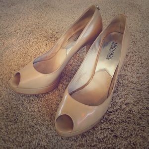 Nude Platform Heels