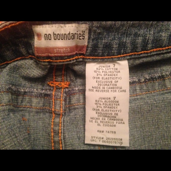 No Boundaries Stretch Blue Jean Skirt - Picture 5 of 8
