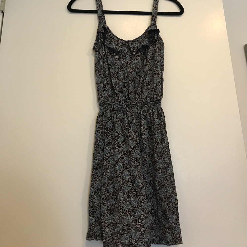 EXPRESS Floral Ruffle Sundress SZ XS