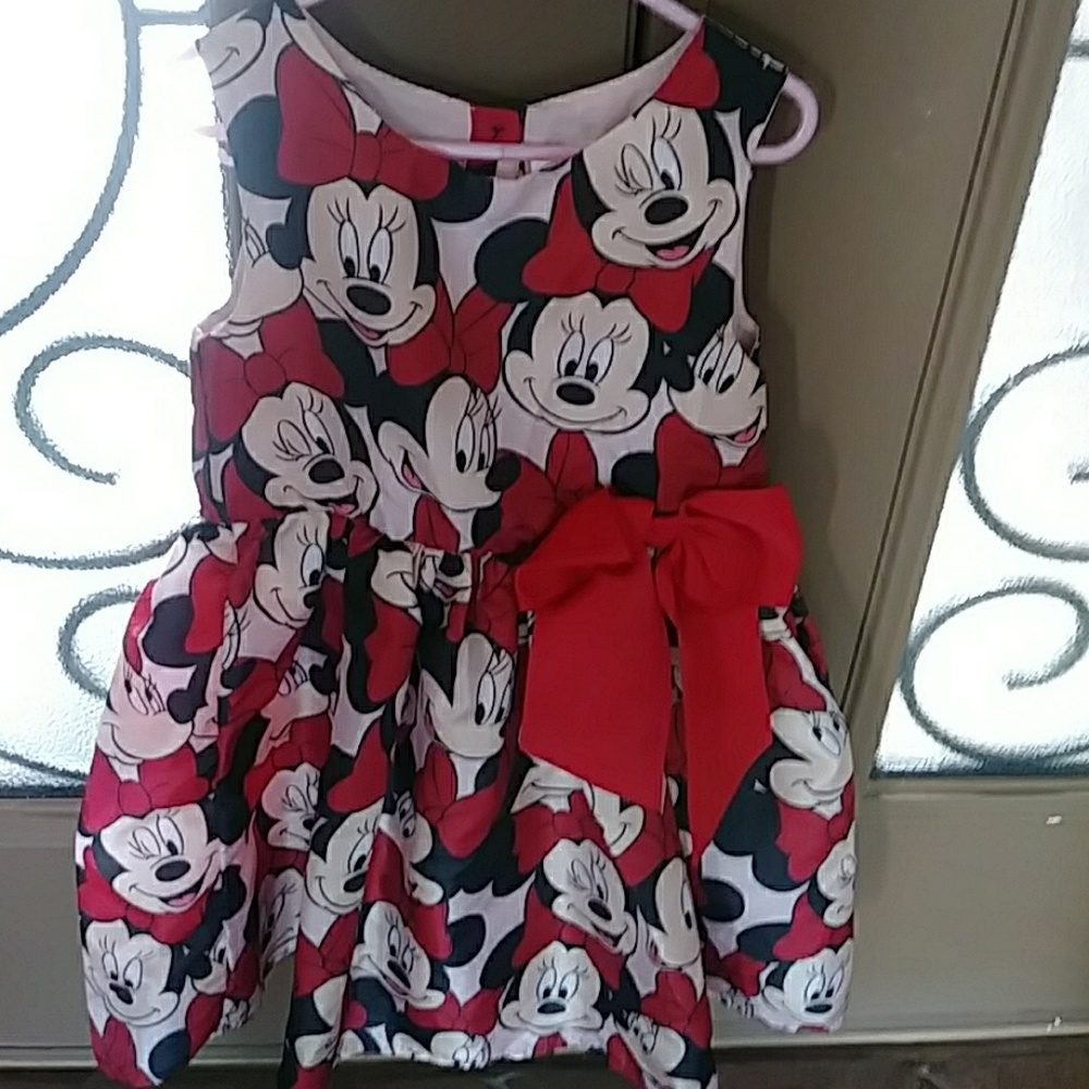 Girls Minnie mouse dress
