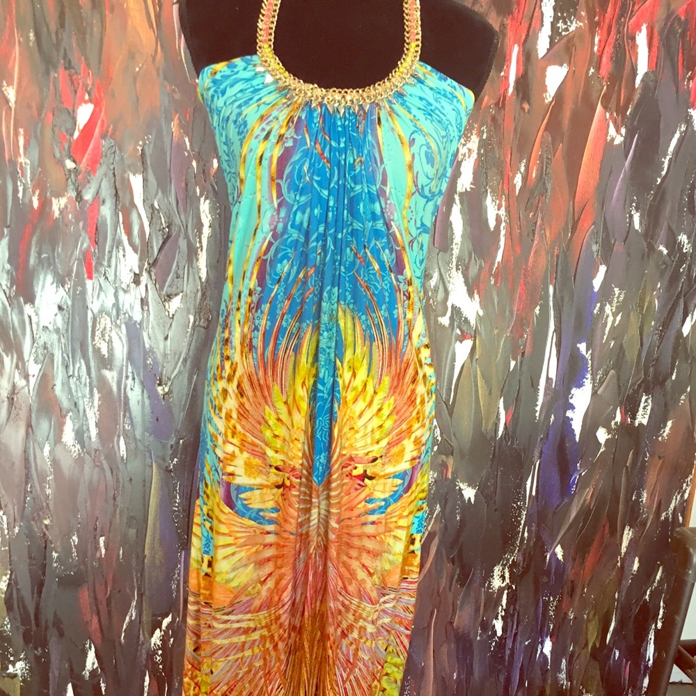 SKY brand rising Phoenix dress