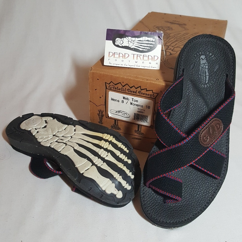 Grateful Dead "Dead Treads" Sandals NIB-Men's 8