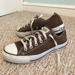 Converse brown chucks size 8 women's