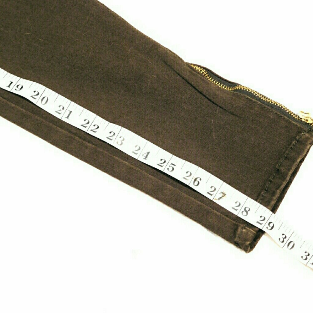 LAST PAIR-REDUCED BLACK ZIP MOTO SKNY JEANS - Picture 4 of 7