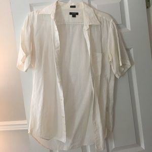 Men's tailored fit linen shirt