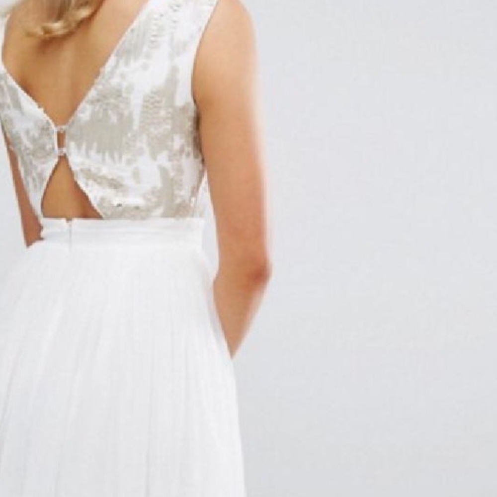 HP! ASOS Little Mistress Tulle + Sequins Dress