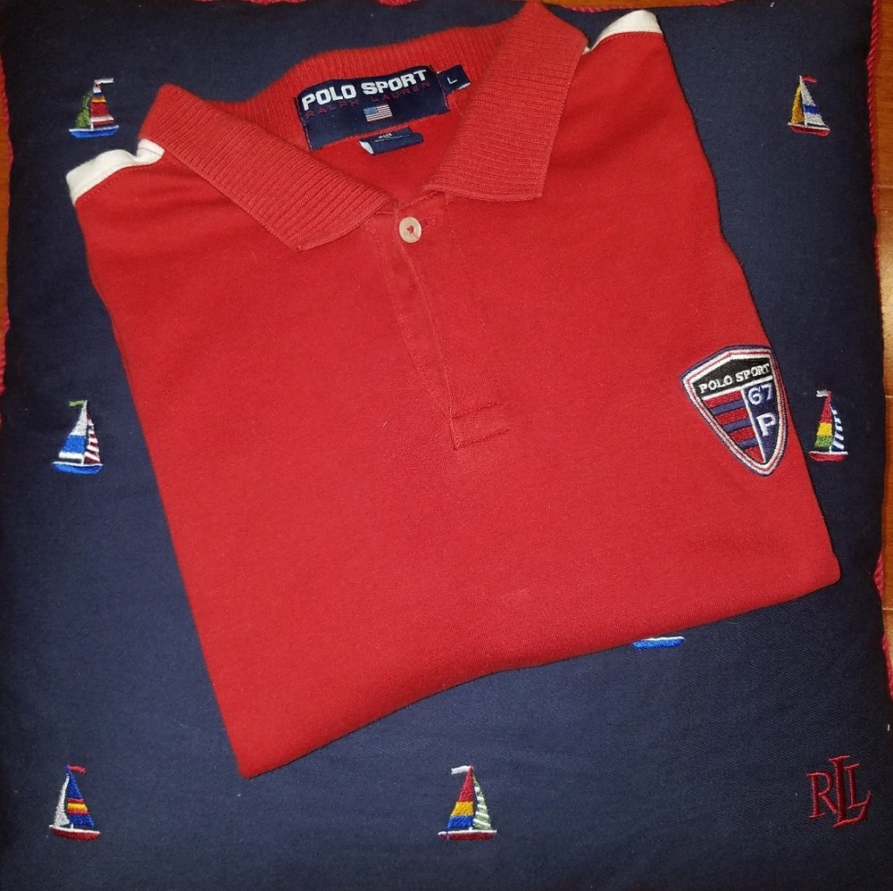 Vintage Polo Sport Ralph Lauren Men's Shirt