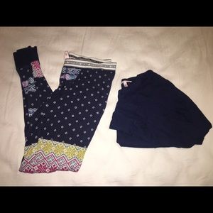 Victoria's Secret thermal pajama set