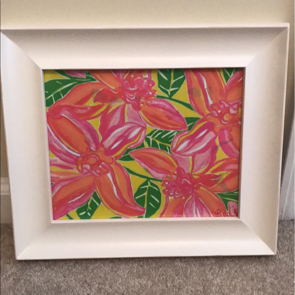Lilly pulitzer framed 8X10
