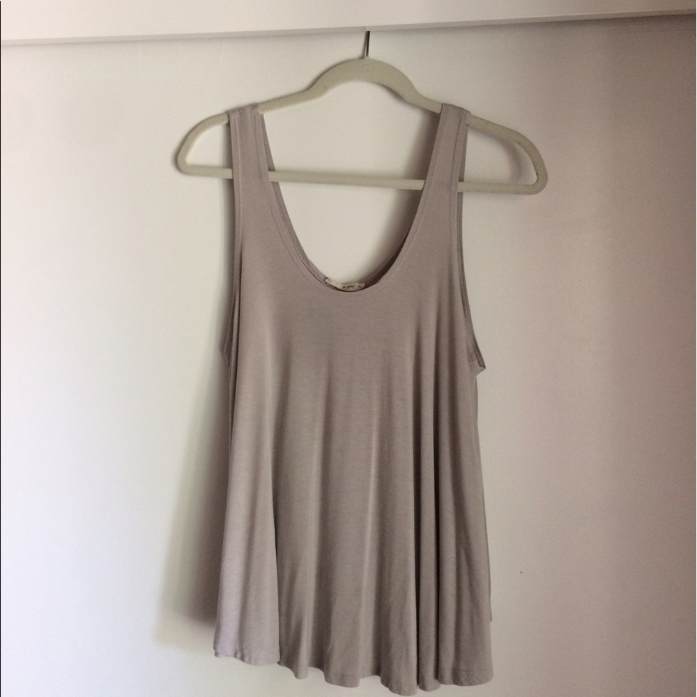 Grey-lavender tank-top :: Miley+Joey