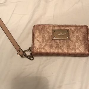 Michael Kors wristlet wallet