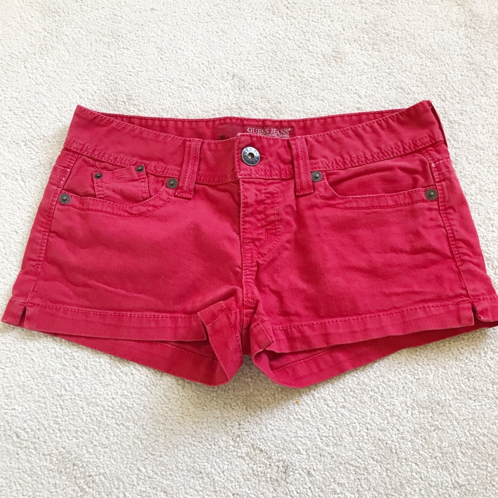Guess Stretch Red summer shorts