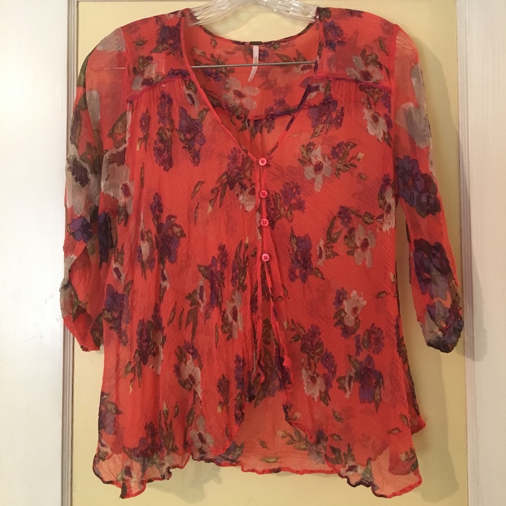 Free People Sheer Cardigan