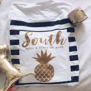 simply southern pineapple long sleeve shirt