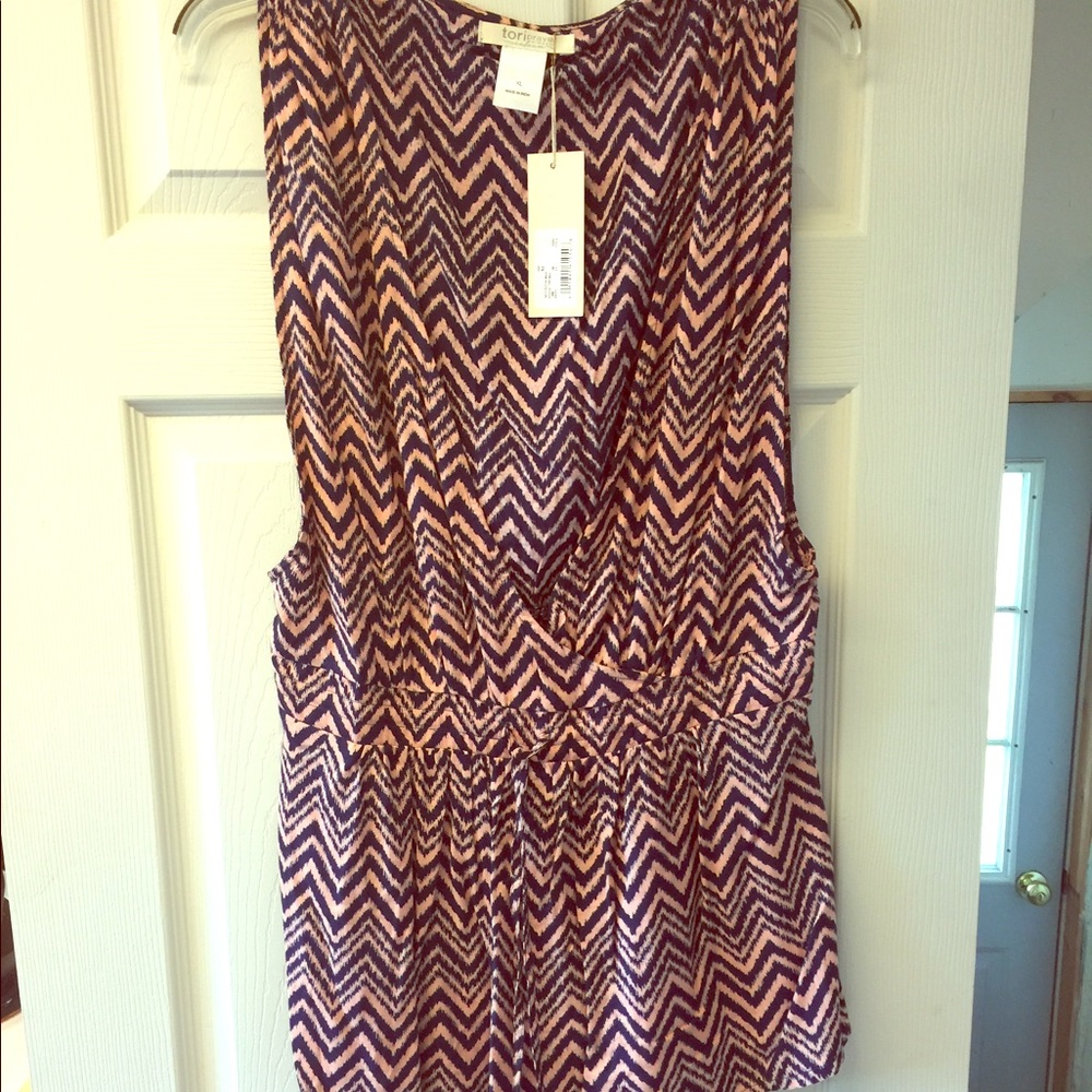 Brand new romper/coverup