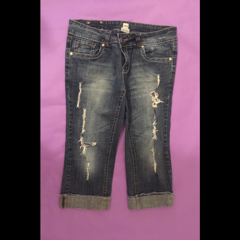 H2J jean capri size 13/14