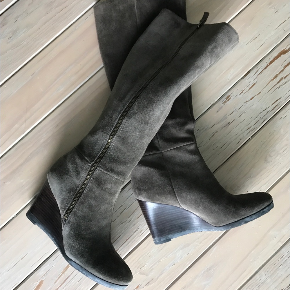 Franco Sarto Suede Tall Boot