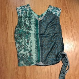 ☘️ Great Summer Mixed Media Top ☘️