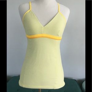 Lululemon yellow tank size 6