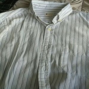 Sunwashed Oxford Blue/Grey Stripe Button Down