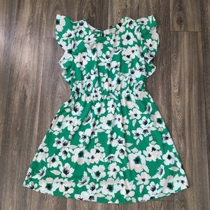 MERONA (Target) Green and White Floral Dress 💐