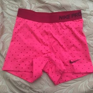 Hot Pink Nike Pro Spandex  - Medium