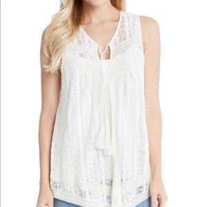 Karen Kane White Top