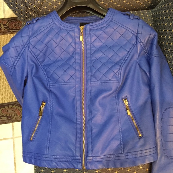 Dots Jackets & Blazers - Vegan leather jacket