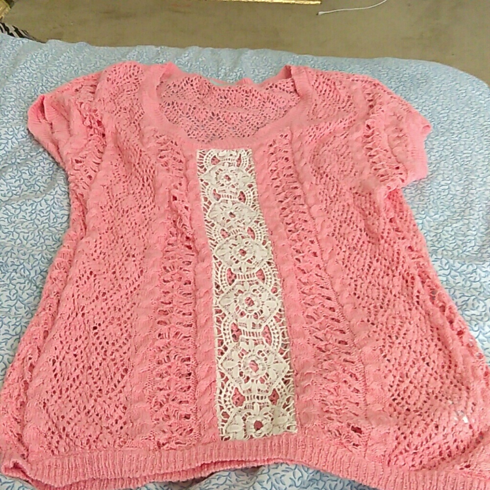 Pink Crochet Top