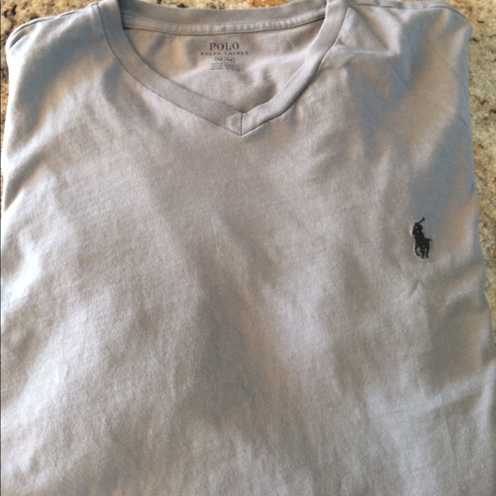 Grey Ralph Lauren V-neck