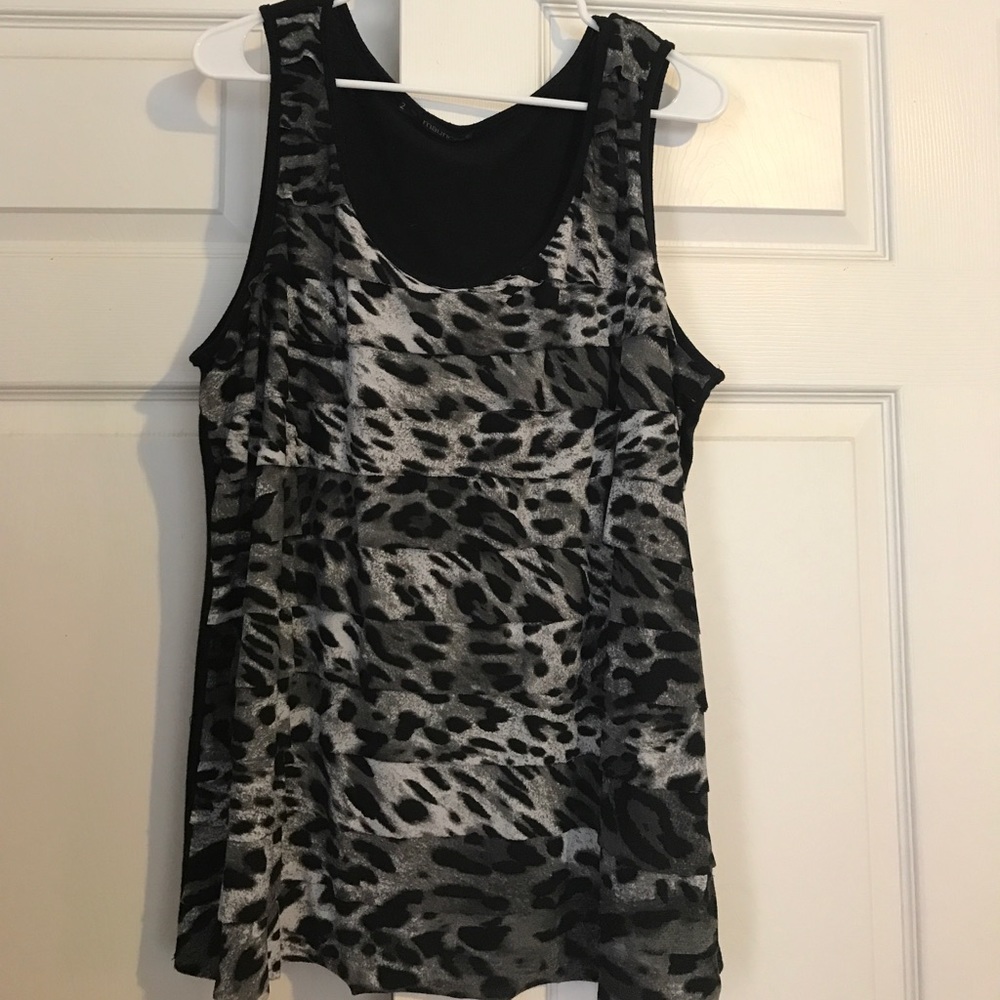 Animal print top