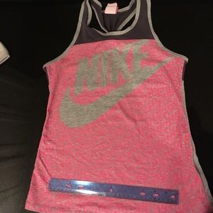 Pink/Grey Nike Workout Shirt