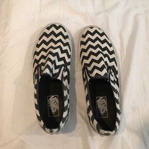 Super Fun Chevron Patterned Vans