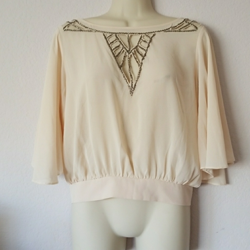 Fora Polyester Top With Batwings - image 1