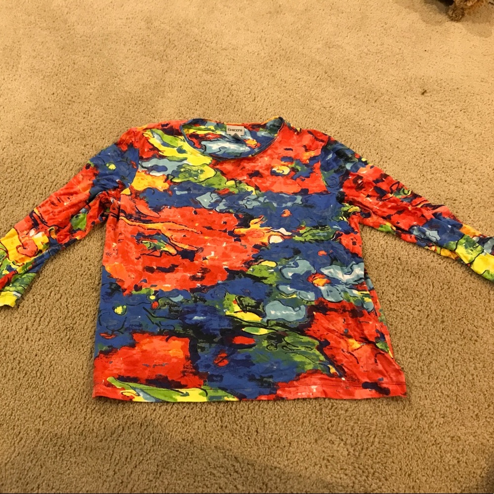 🔴 Chicos 3/4 Sleeve Top