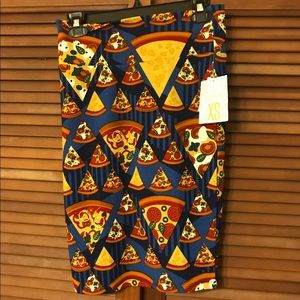 XS Lularoe PIZZA Cassie NWT 🍕