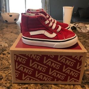 Infant vans size 4.5 high top