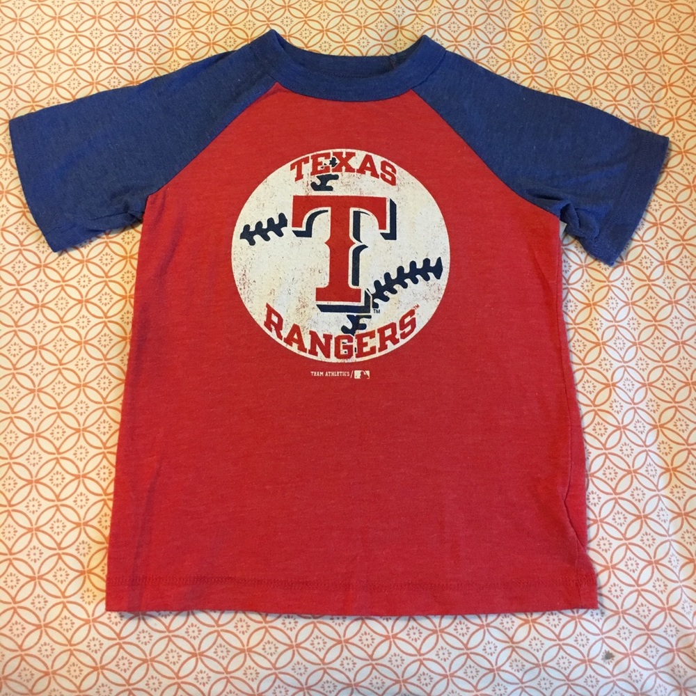 Texas Rangers Baseball Raglan Tee