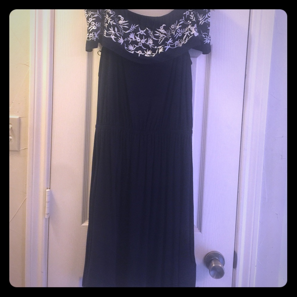 Lucky Band Embroidered Dress