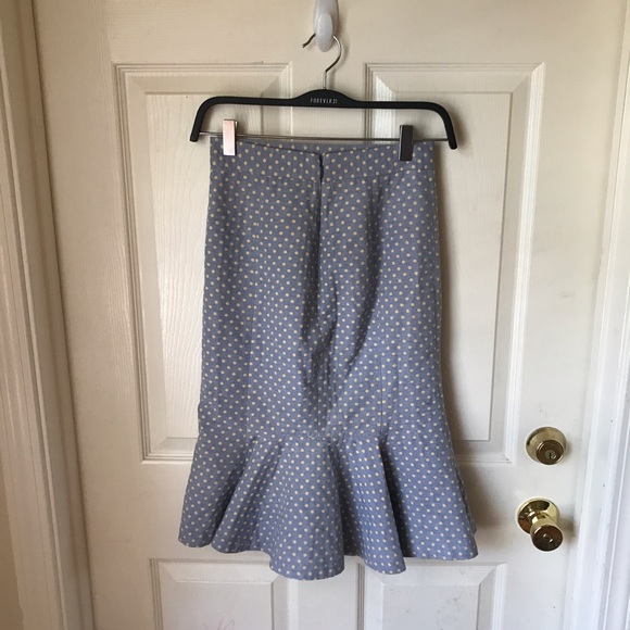 Rare🖤Moschino polka dot fishtail skirt - Picture 2 of 4