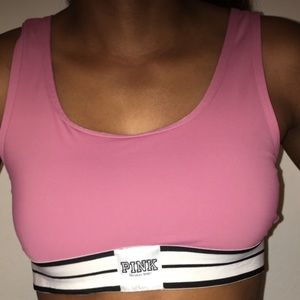 Pink Sports Bra
